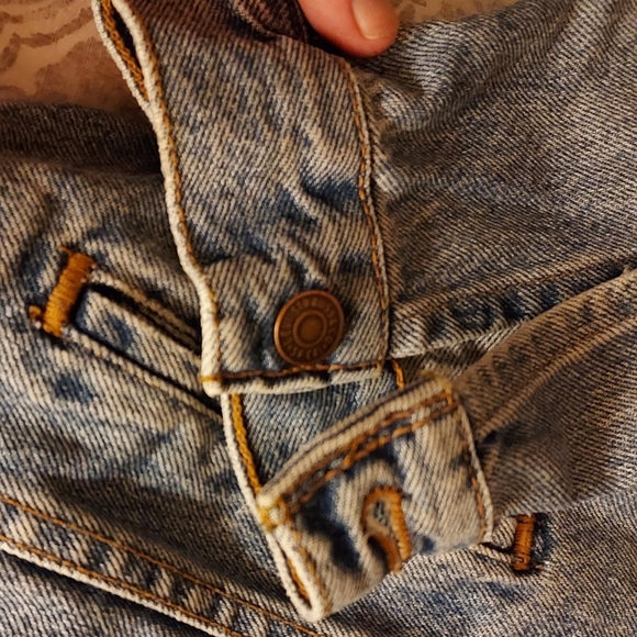 1980's Authentic Levi Strauss Jean Trucker Type III 70507-0389 Size Large Jacket - Picture 3 of 5